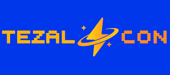 TezalCon official event logo representing gaming convention branding and promotional identity
